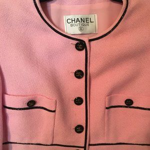CHANEL boutique pink jacket